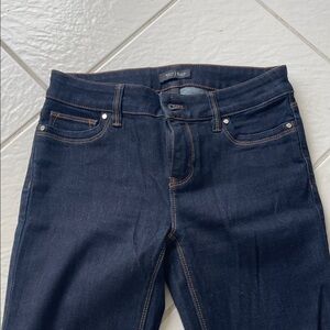 White House Black Market dark wash bootleg jeans-2